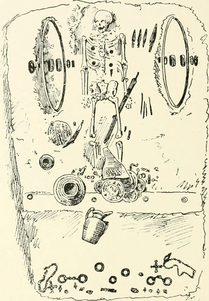 An illustration from An introduction to the study of prehistoric art, 1915, leaf 325