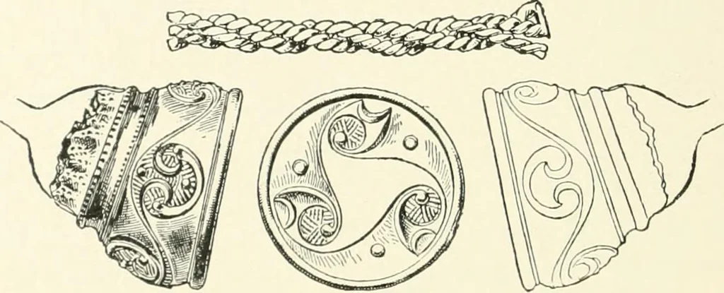 An illustration from An introduction to the study of prehistoric art, 1915, leaf 335