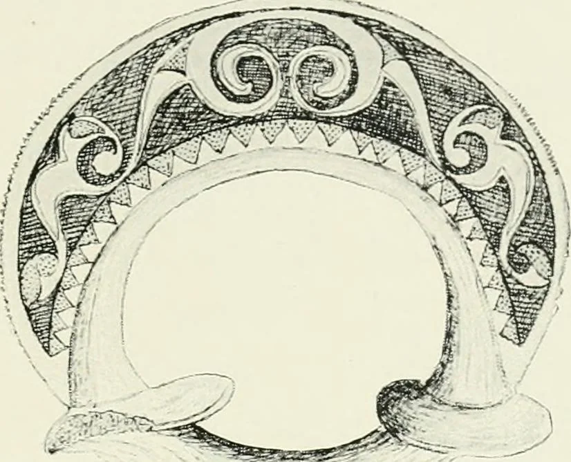 An illustration from An introduction to the study of prehistoric art, 1915, leaf 348
