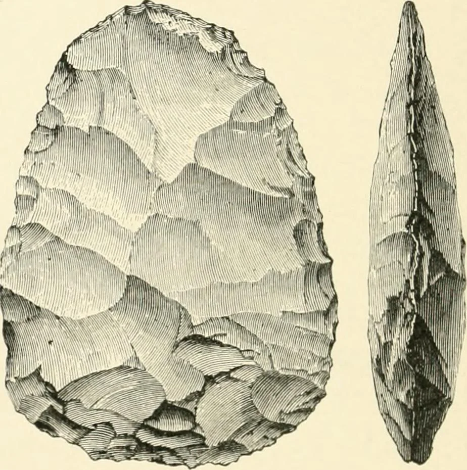 An illustration from An introduction to the study of prehistoric art, 1915, leaf 35