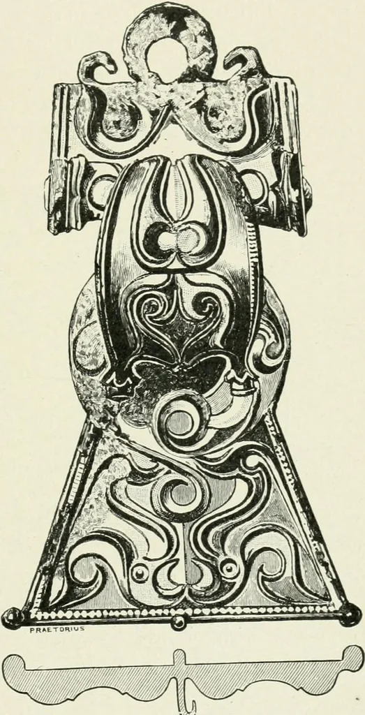 An illustration from An introduction to the study of prehistoric art, 1915, leaf 366