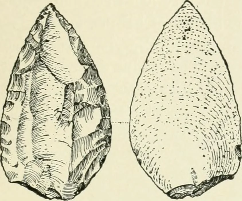 An illustration from An introduction to the study of prehistoric art, 1915, leaf 38