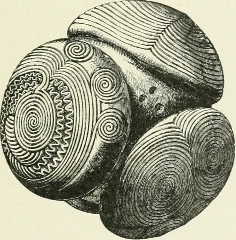 An illustration from An introduction to the study of prehistoric art, 1915, leaf 384