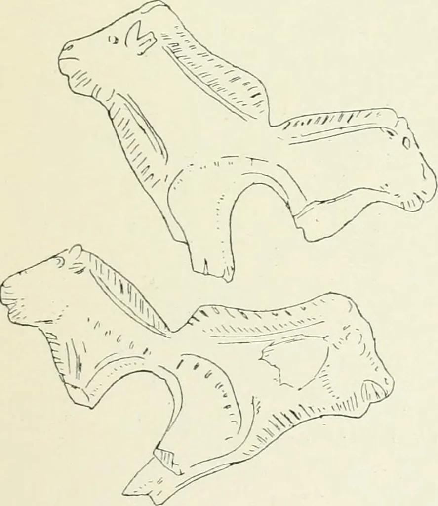 An illustration from An introduction to the study of prehistoric art, 1915, leaf 50