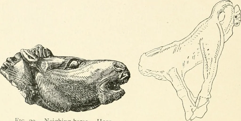 An illustration from An introduction to the study of prehistoric art, 1915, leaf 55