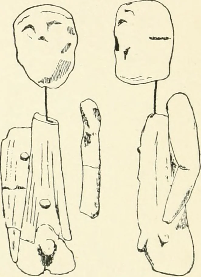 An illustration from An introduction to the study of prehistoric art, 1915, leaf 67
