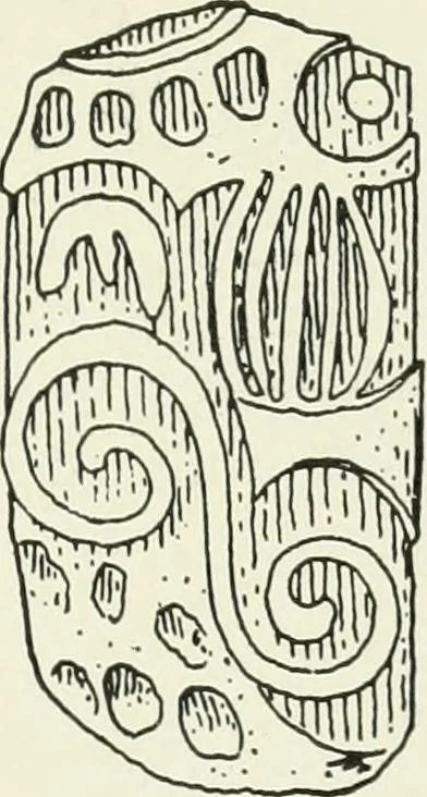An illustration from An introduction to the study of prehistoric art, 1915, leaf 82