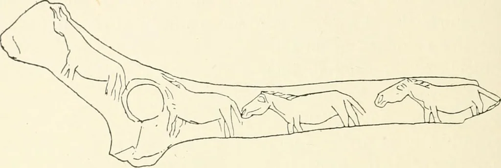 An illustration from An introduction to the study of prehistoric art, 1915, leaf 85
