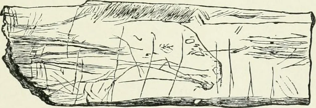 An illustration from An introduction to the study of prehistoric art, 1915, leaf 86