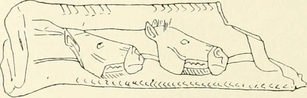 An illustration from An introduction to the study of prehistoric art, 1915, leaf 87