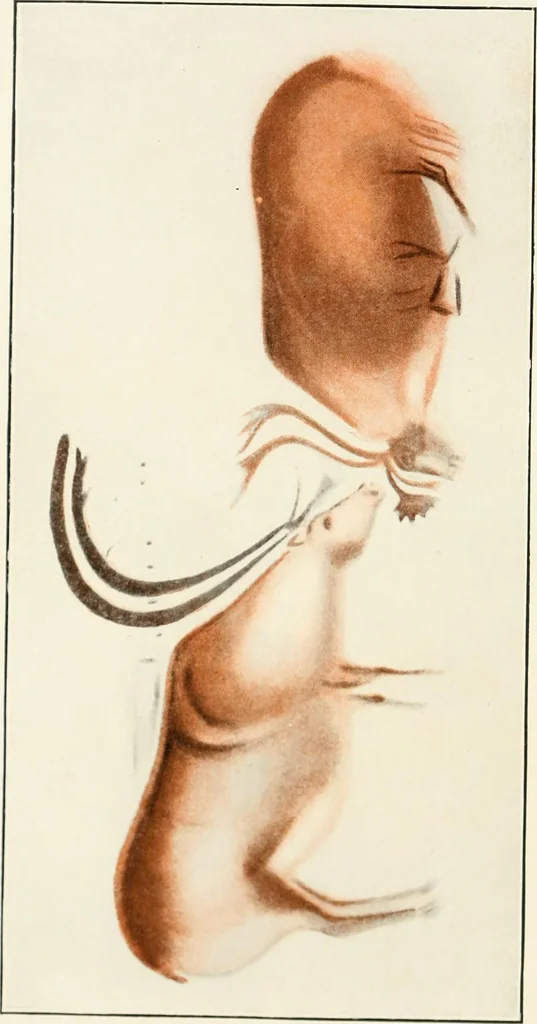 An illustration from An introduction to the study of prehistoric art, 1915, leaf 9