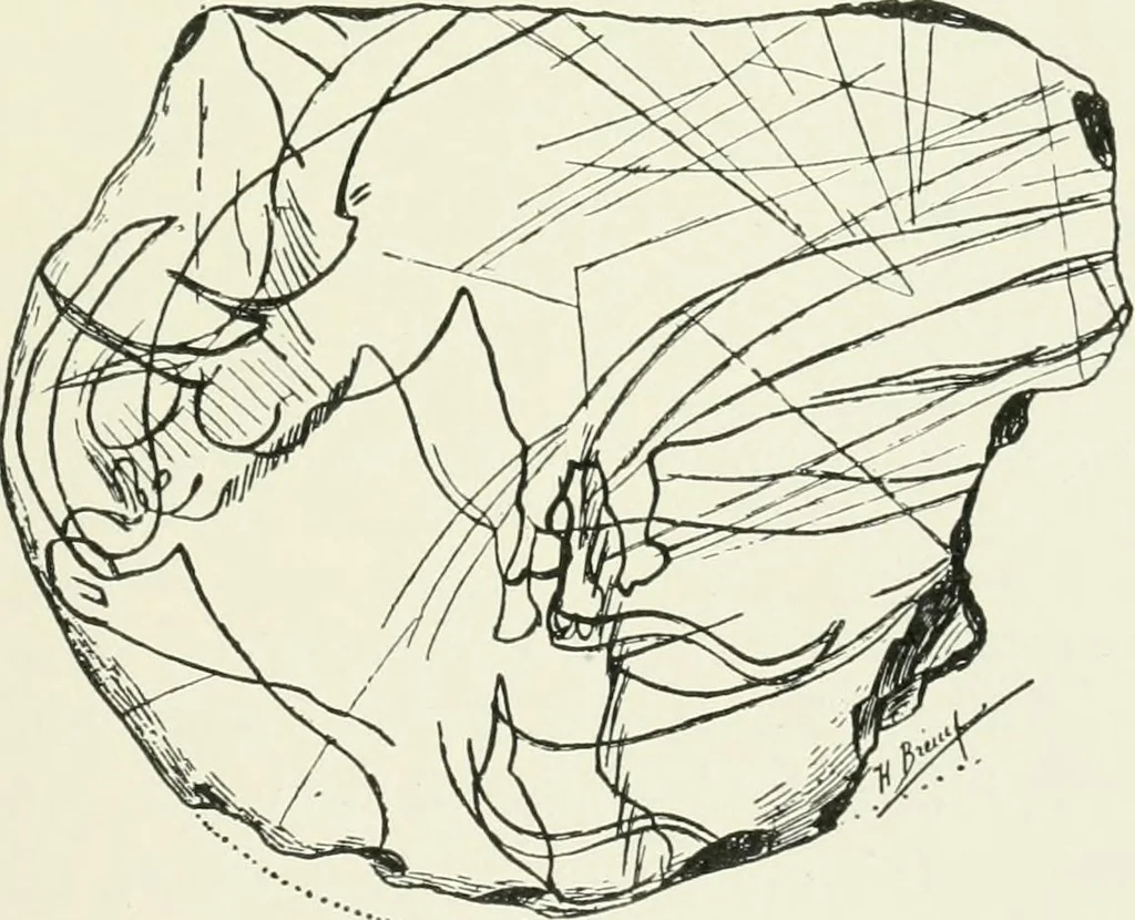 An illustration from An introduction to the study of prehistoric art, 1915, leaf 90