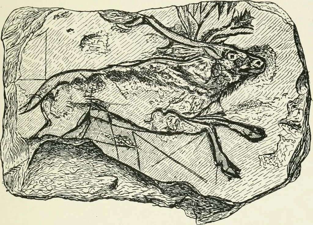 An illustration from An introduction to the study of prehistoric art, 1915, leaf 94
