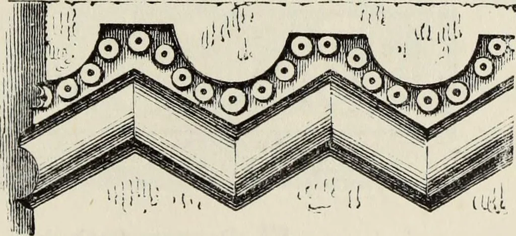 An illustration from An introduction to the study of Gothic architecture, 1877, leaf 100