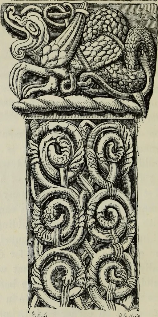 An illustration from An introduction to the study of Gothic architecture, 1877, leaf 103