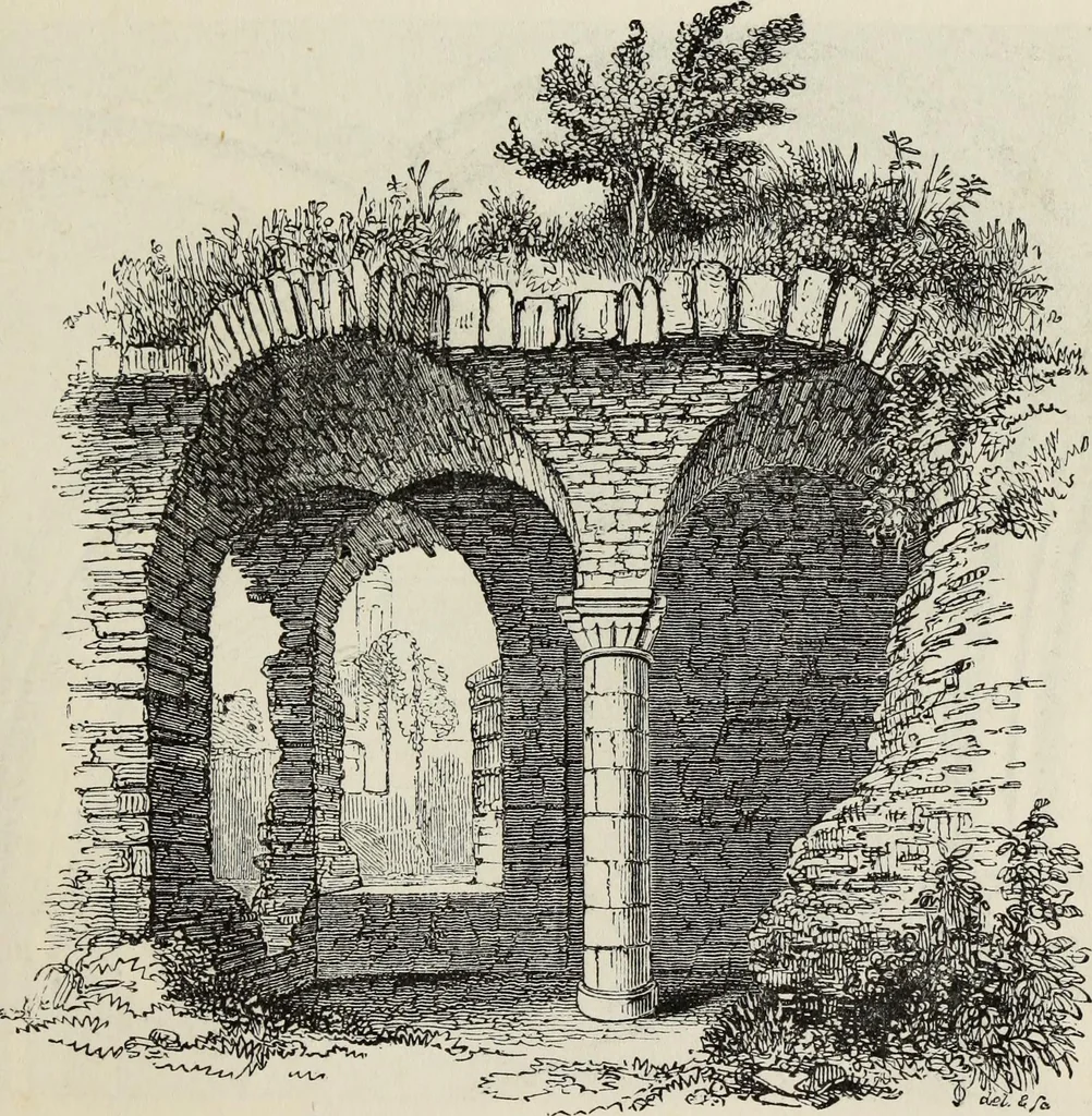 An illustration from An introduction to the study of Gothic architecture, 1877, leaf 104