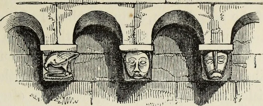 An illustration from An introduction to the study of Gothic architecture, 1877, leaf 104