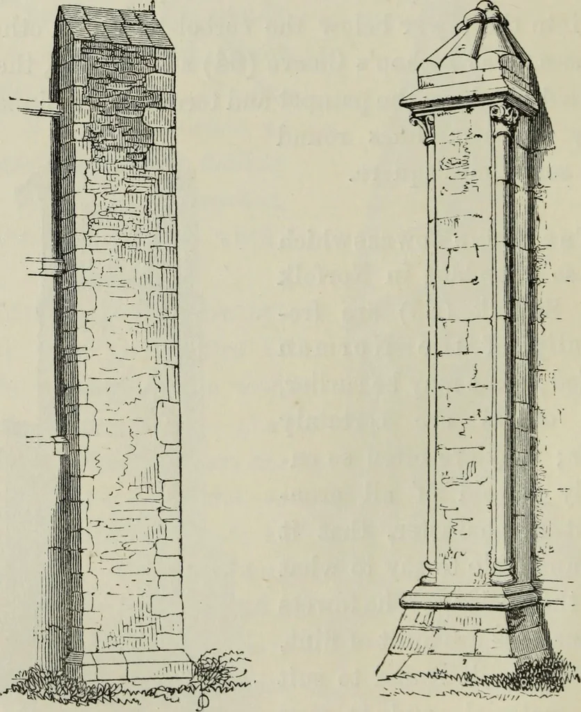 An illustration from An introduction to the study of Gothic architecture, 1877, leaf 109