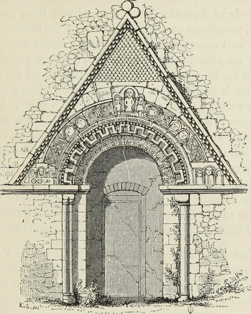 An illustration from An introduction to the study of Gothic architecture, 1877, leaf 110