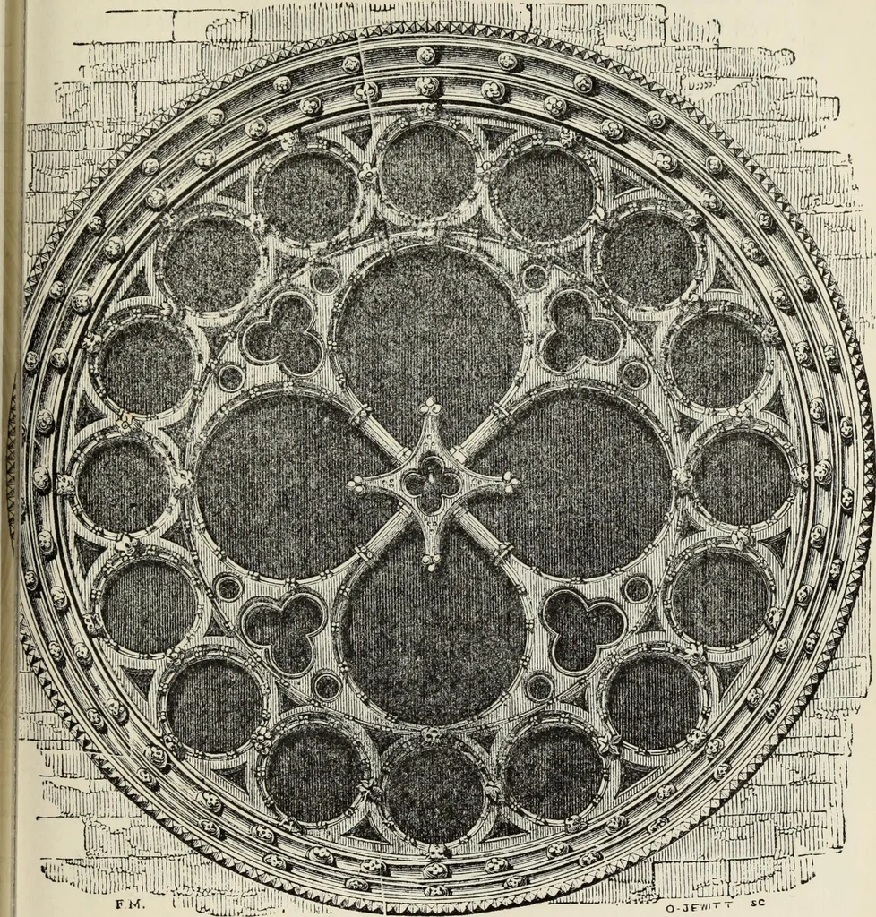 An illustration from An introduction to the study of Gothic architecture, 1877, leaf 130
