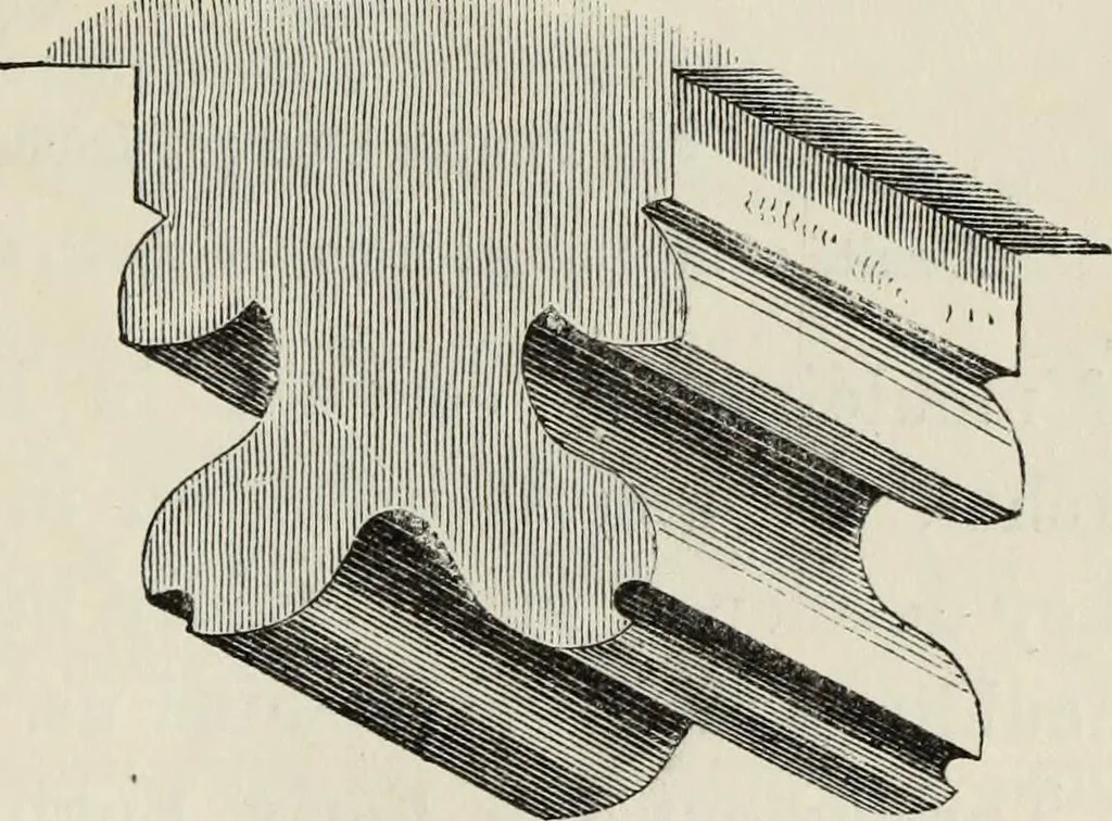 An illustration from An introduction to the study of Gothic architecture, 1877, leaf 140