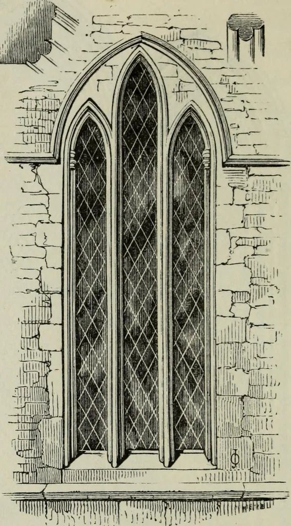 An illustration from An introduction to the study of Gothic architecture, 1877, leaf 151