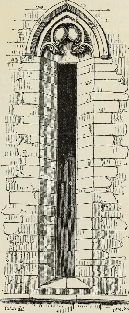 An illustration from An introduction to the study of Gothic architecture, 1877, leaf 152
