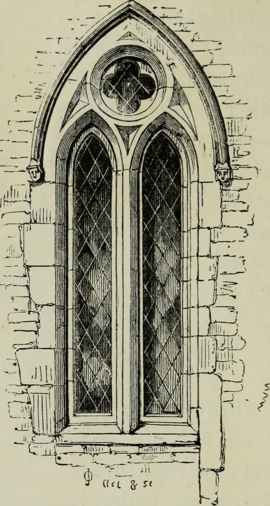 An illustration from An introduction to the study of Gothic architecture, 1877, leaf 153