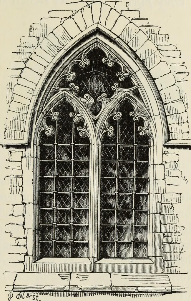 An illustration from An introduction to the study of Gothic architecture, 1877, leaf 154