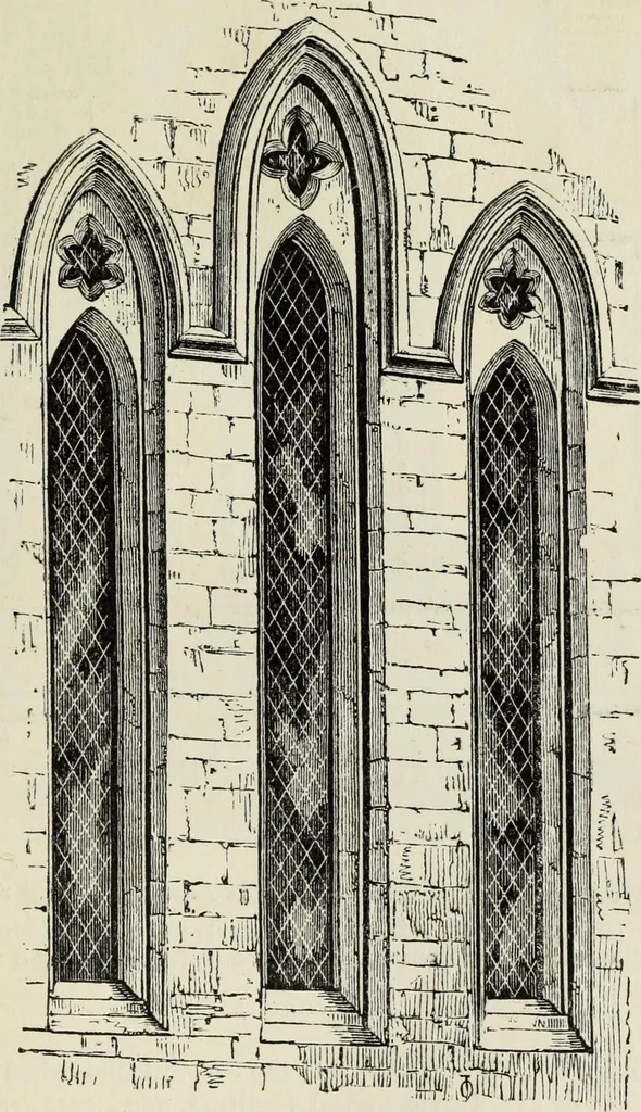An illustration from An introduction to the study of Gothic architecture, 1877, leaf 156