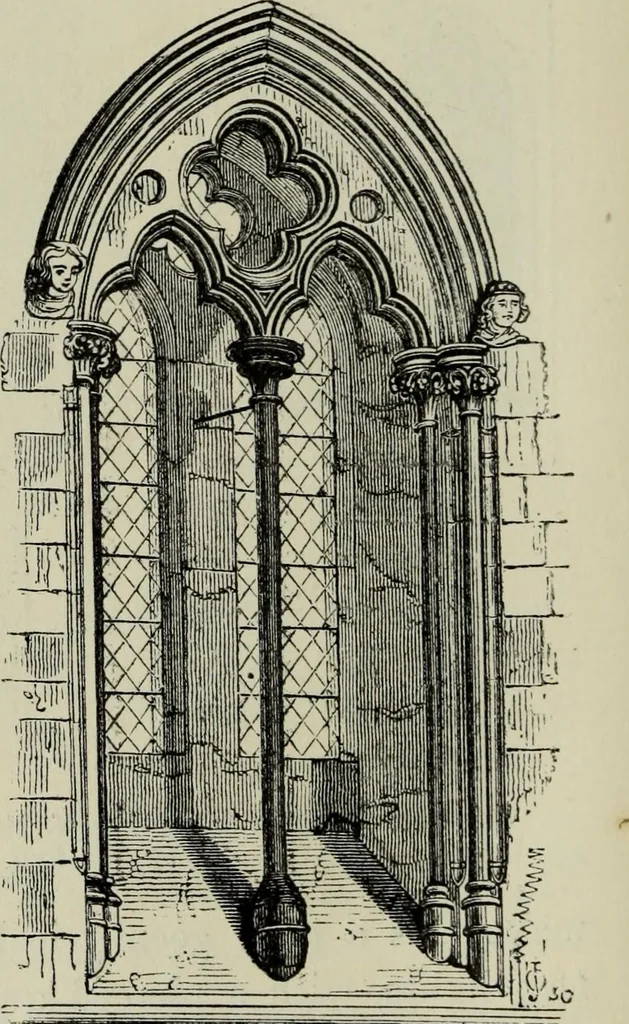 An illustration from An introduction to the study of Gothic architecture, 1877, leaf 159