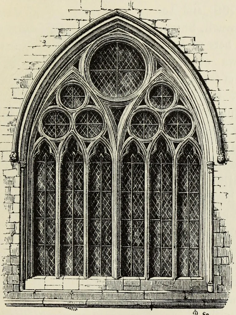 An illustration from An introduction to the study of Gothic architecture, 1877, leaf 160