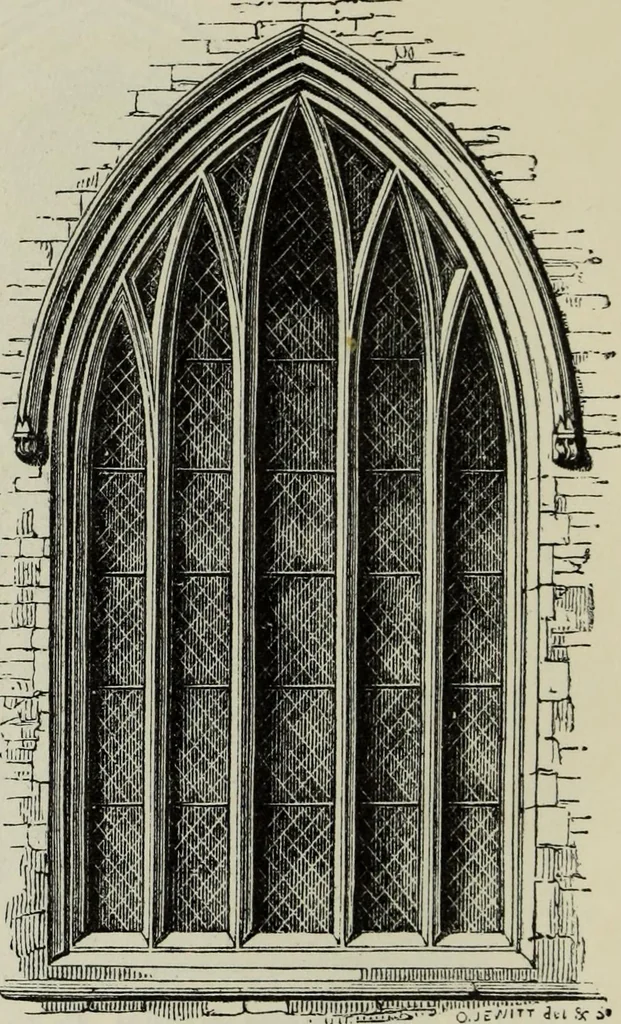 An illustration from An introduction to the study of Gothic architecture, 1877, leaf 161