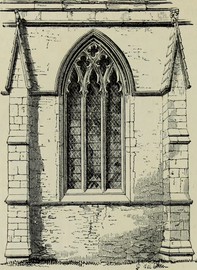 An illustration from An introduction to the study of Gothic architecture, 1877, leaf 163