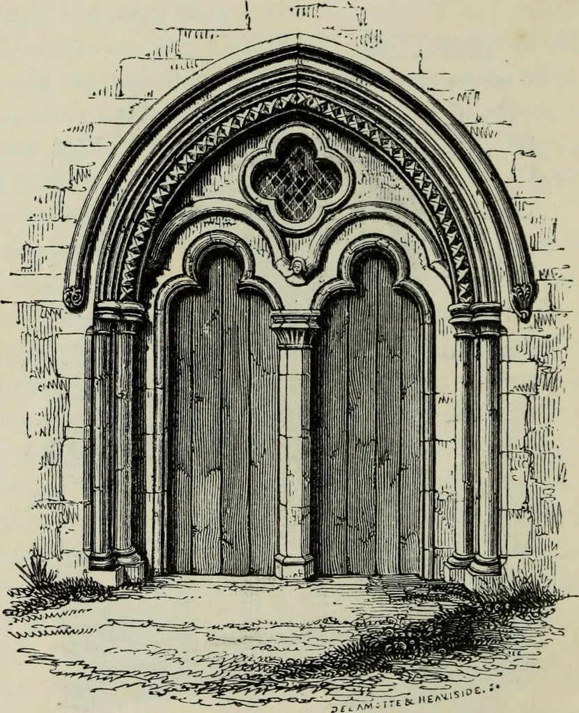 An illustration from An introduction to the study of Gothic architecture, 1877, leaf 171