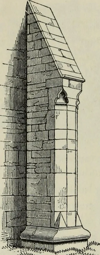 An illustration from An introduction to the study of Gothic architecture, 1877, leaf 175