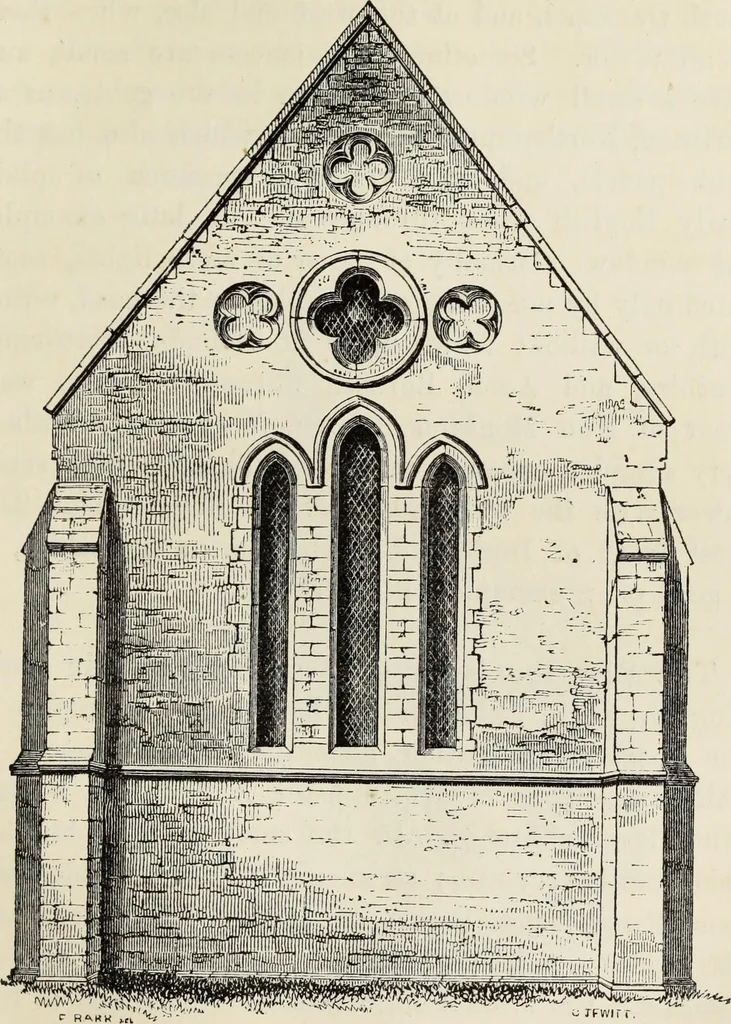 An illustration from An introduction to the study of Gothic architecture, 1877, leaf 178
