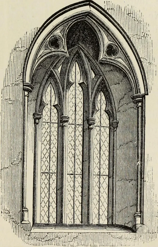 An illustration from An introduction to the study of Gothic architecture, 1877, leaf 190