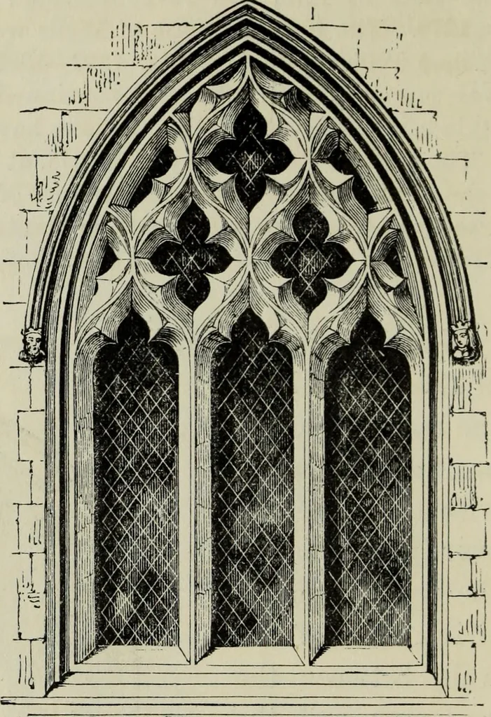 An illustration from An introduction to the study of Gothic architecture, 1877, leaf 191