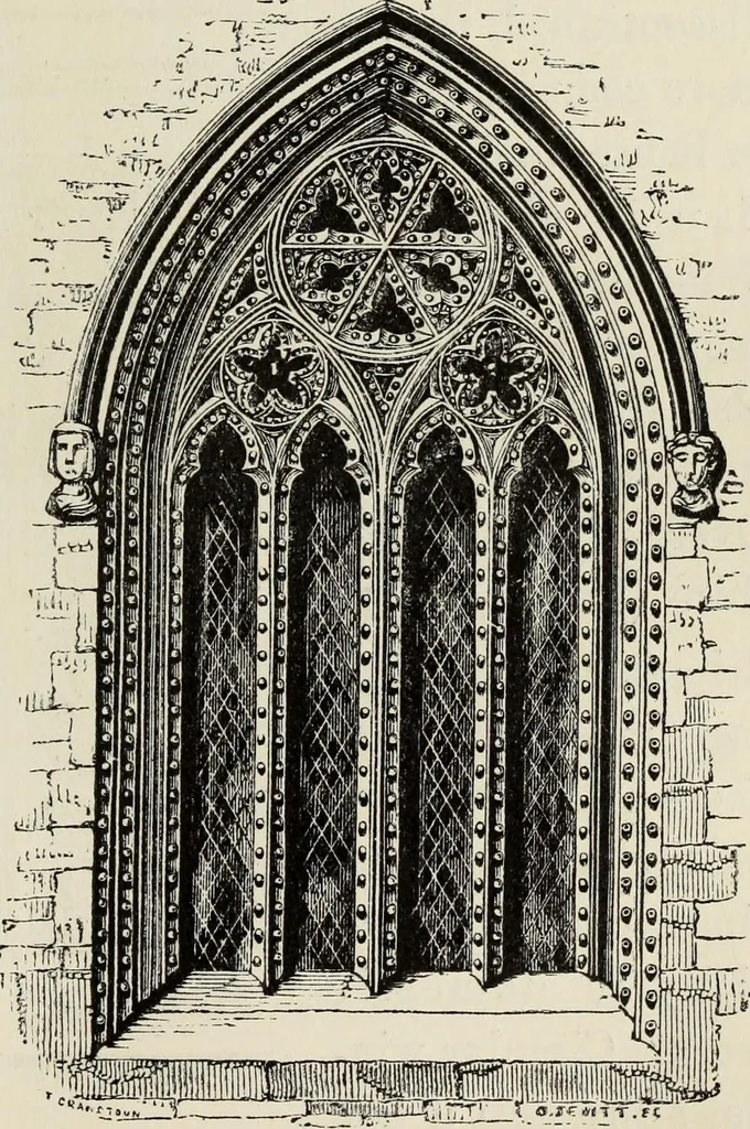 An illustration from An introduction to the study of Gothic architecture, 1877, leaf 192