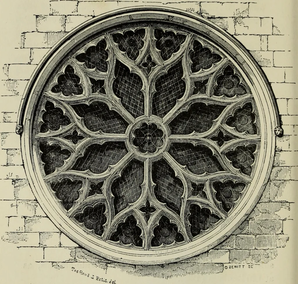 An illustration from An introduction to the study of Gothic architecture, 1877, leaf 195