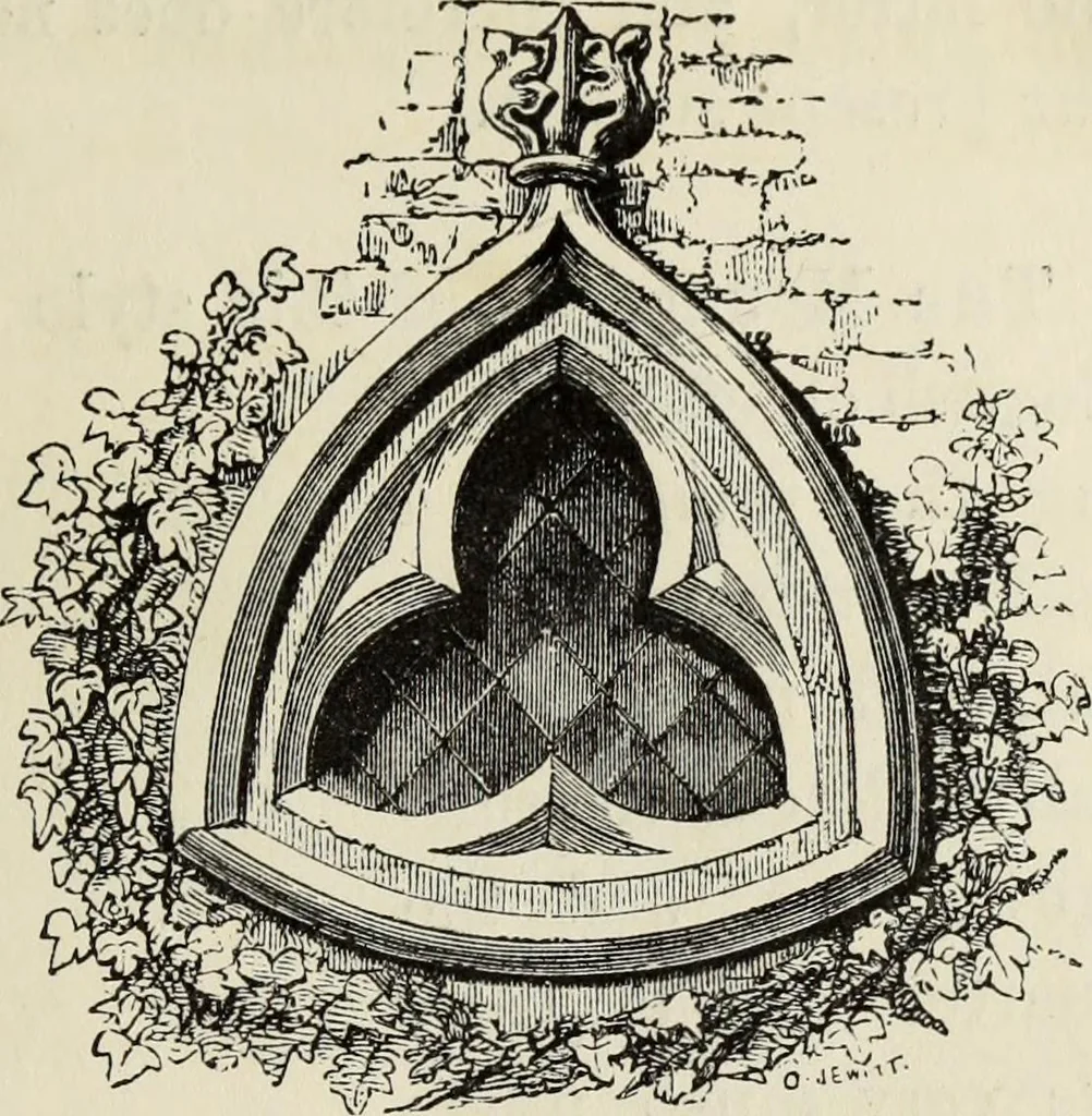 An illustration from An introduction to the study of Gothic architecture, 1877, leaf 196
