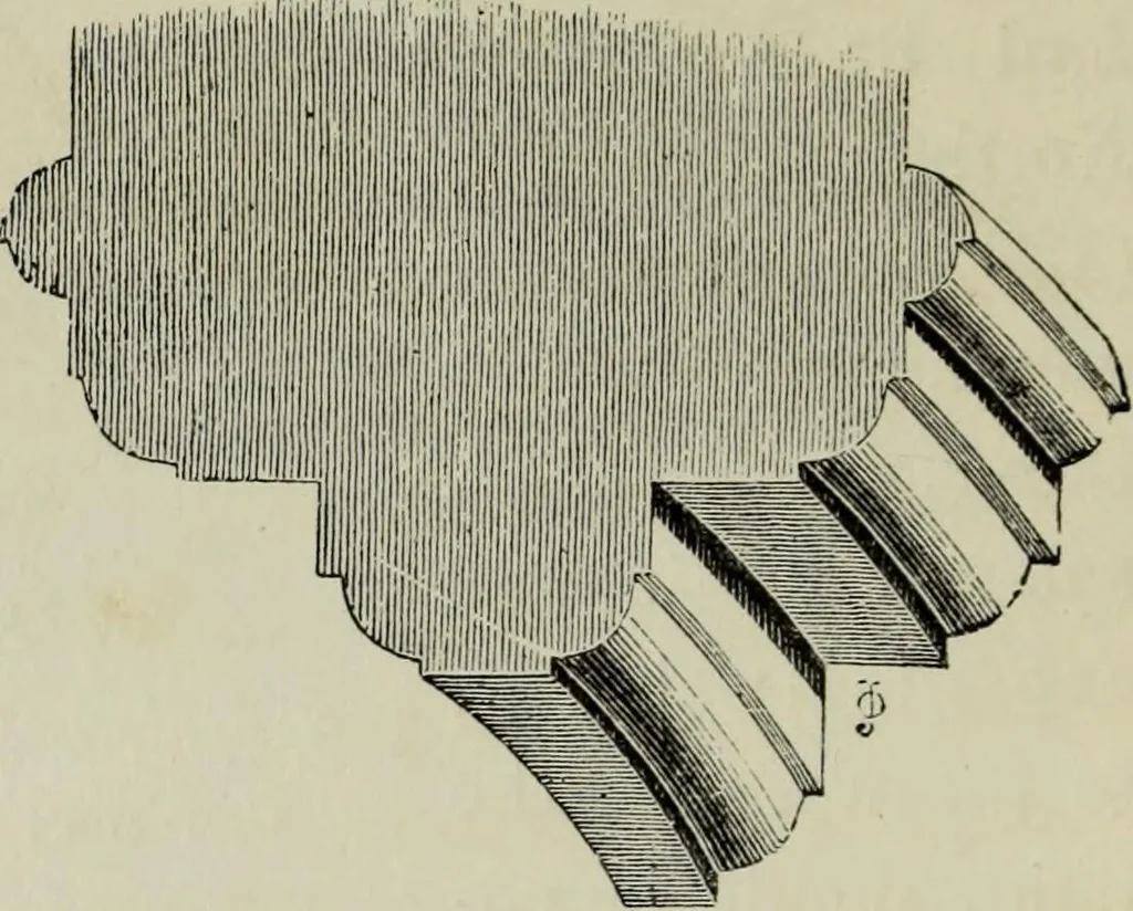 An illustration from An introduction to the study of Gothic architecture, 1877, leaf 197