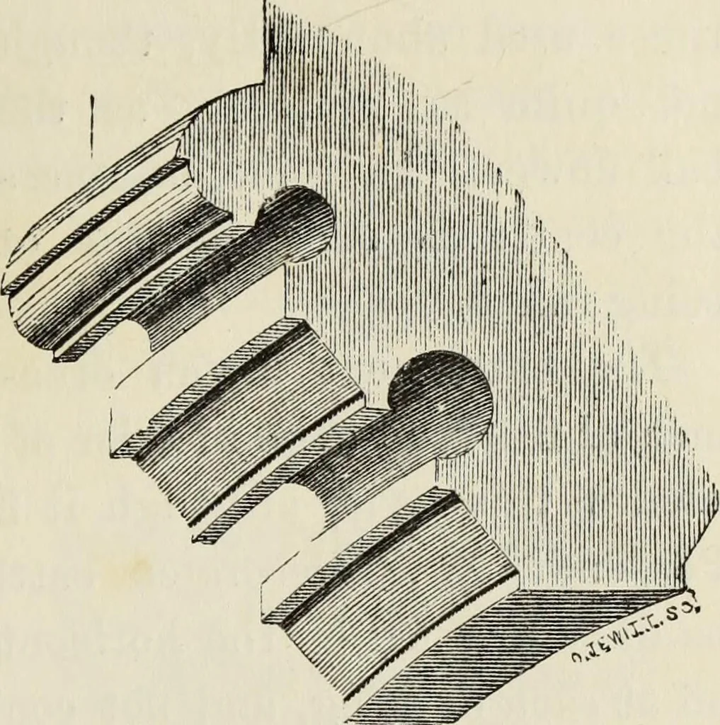 An illustration from An introduction to the study of Gothic architecture, 1877, leaf 198