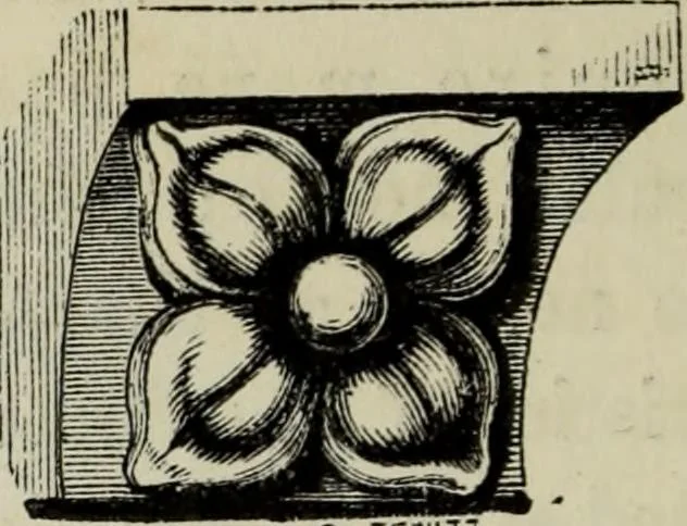 An illustration from An introduction to the study of Gothic architecture, 1877, leaf 199