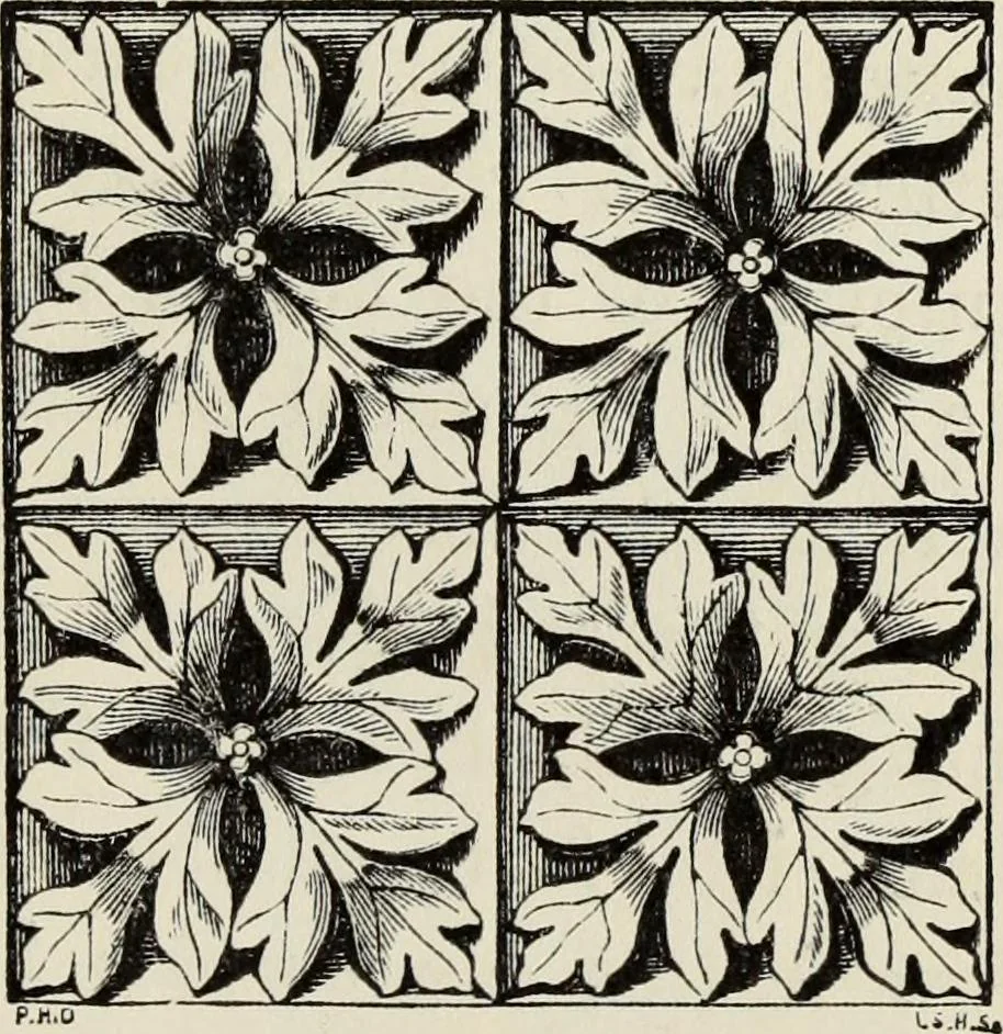 An illustration from An introduction to the study of Gothic architecture, 1877, leaf 200