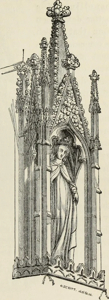 An illustration from An introduction to the study of Gothic architecture, 1877, leaf 202