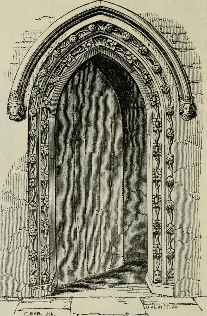 An illustration from An introduction to the study of Gothic architecture, 1877, leaf 203