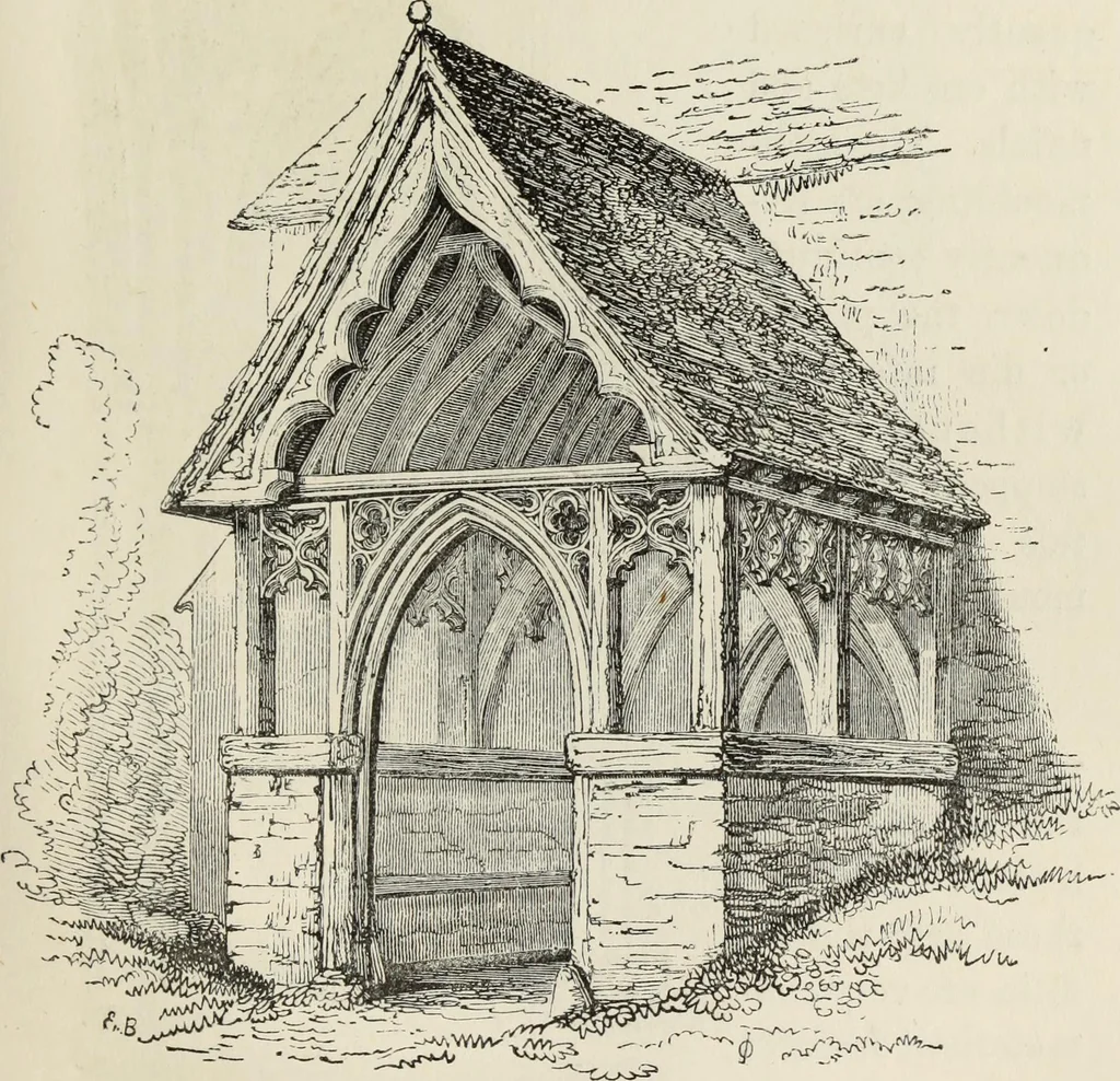 An illustration from An introduction to the study of Gothic architecture, 1877, leaf 204