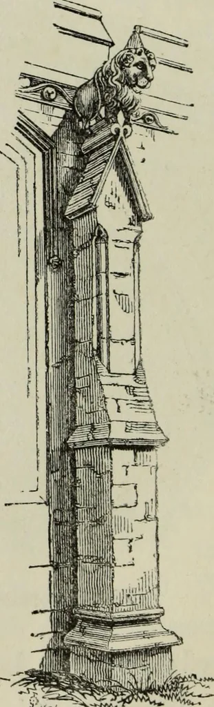 An illustration from An introduction to the study of Gothic architecture, 1877, leaf 209